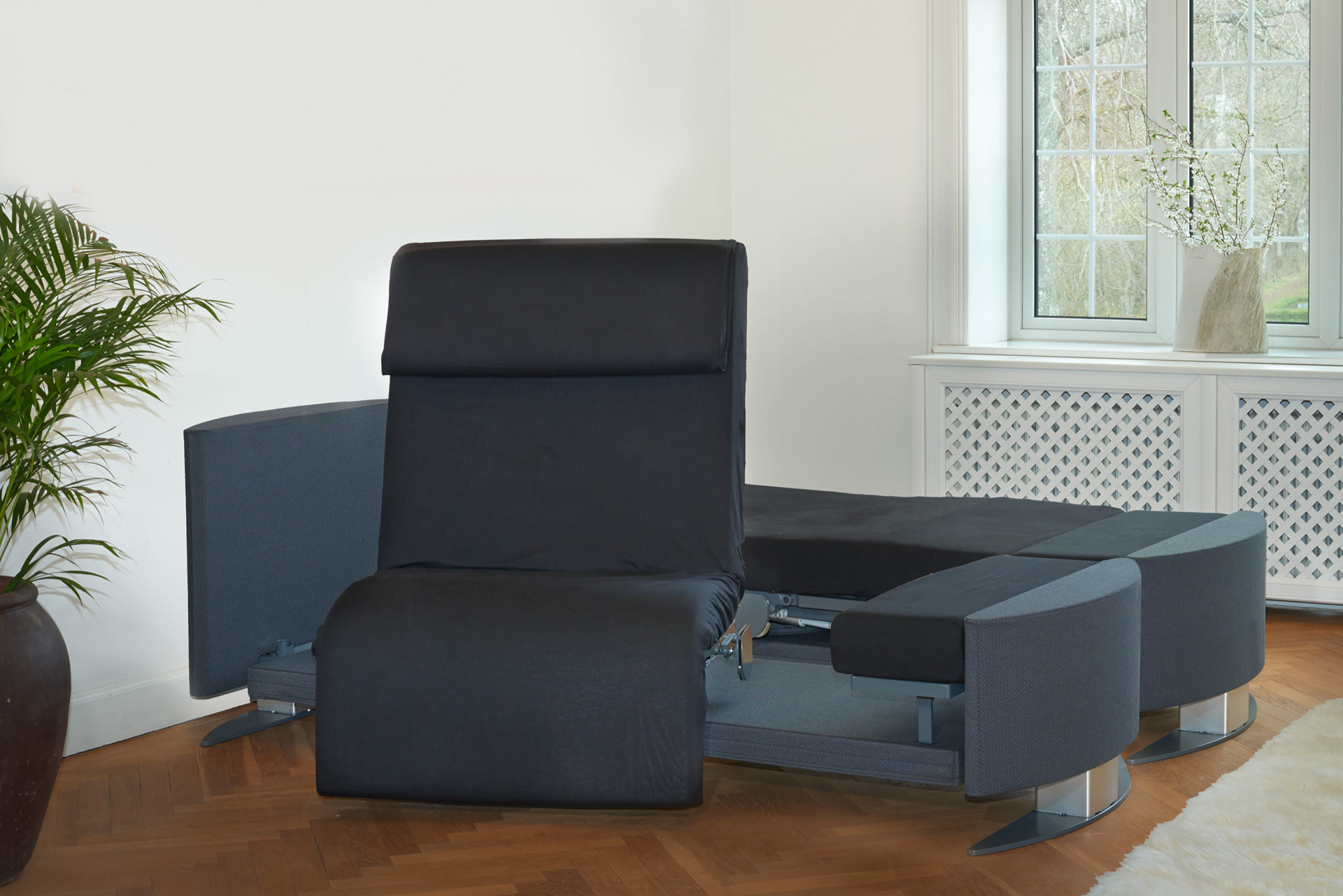 RotoBed®Change-dobbeltseng-drejet