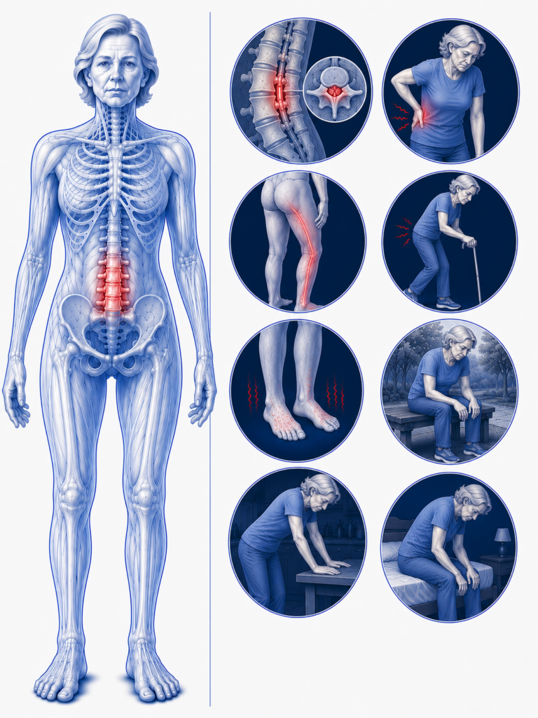 Bed for Spinal stenosis care bed with rotation